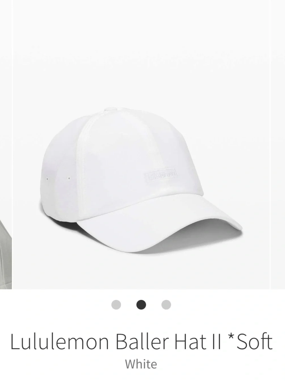 lululemon athletica Baller Hat II - White